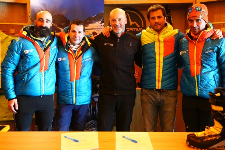 Imatge de la renovació del patrocini.